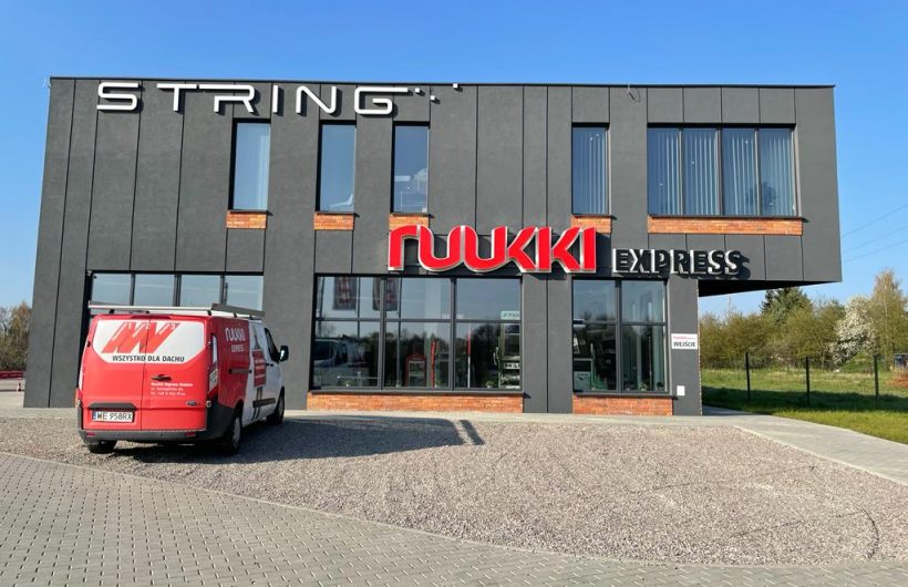 Budynek usługowo-handlowy dla firmy Ruukki w Krakowie